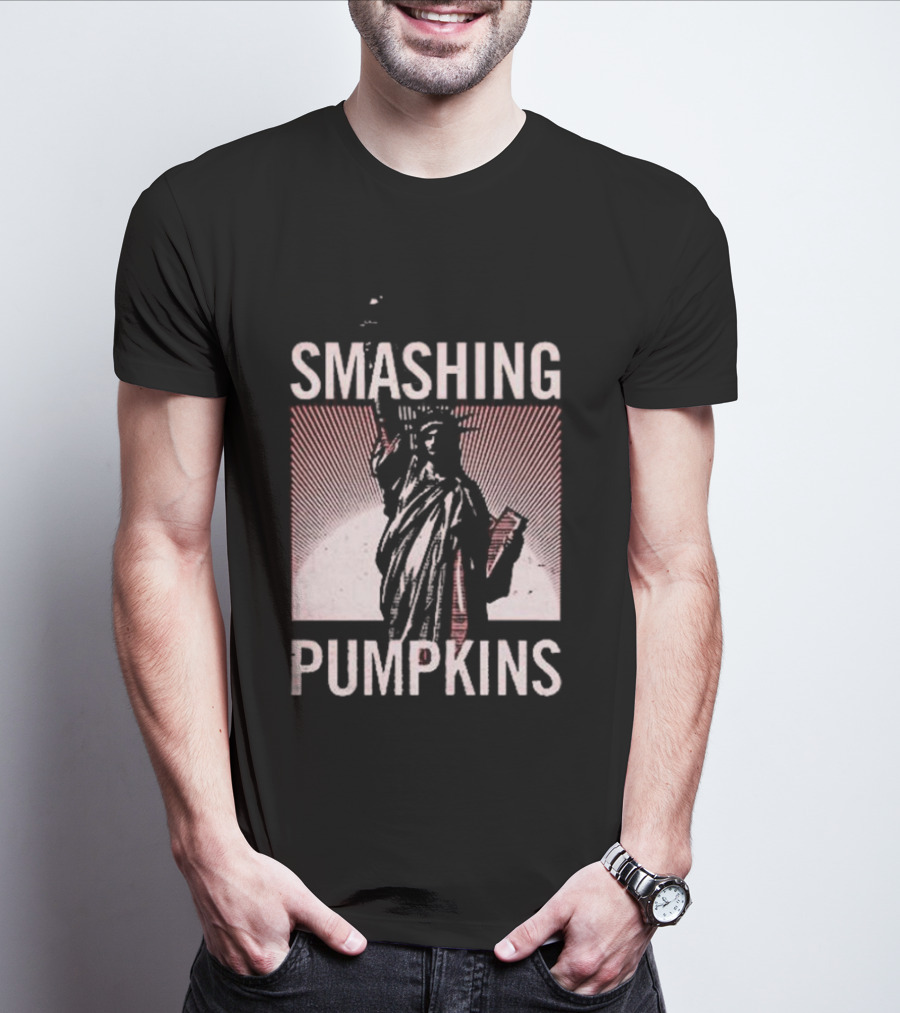 Smashing Pumpkins Zeitgeist Statue Of Liberty T-Shirt