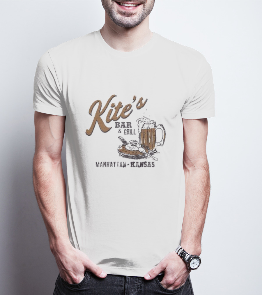 Kite's Bar And Grill Manhattan Kansas Beer And Food T-Shirt