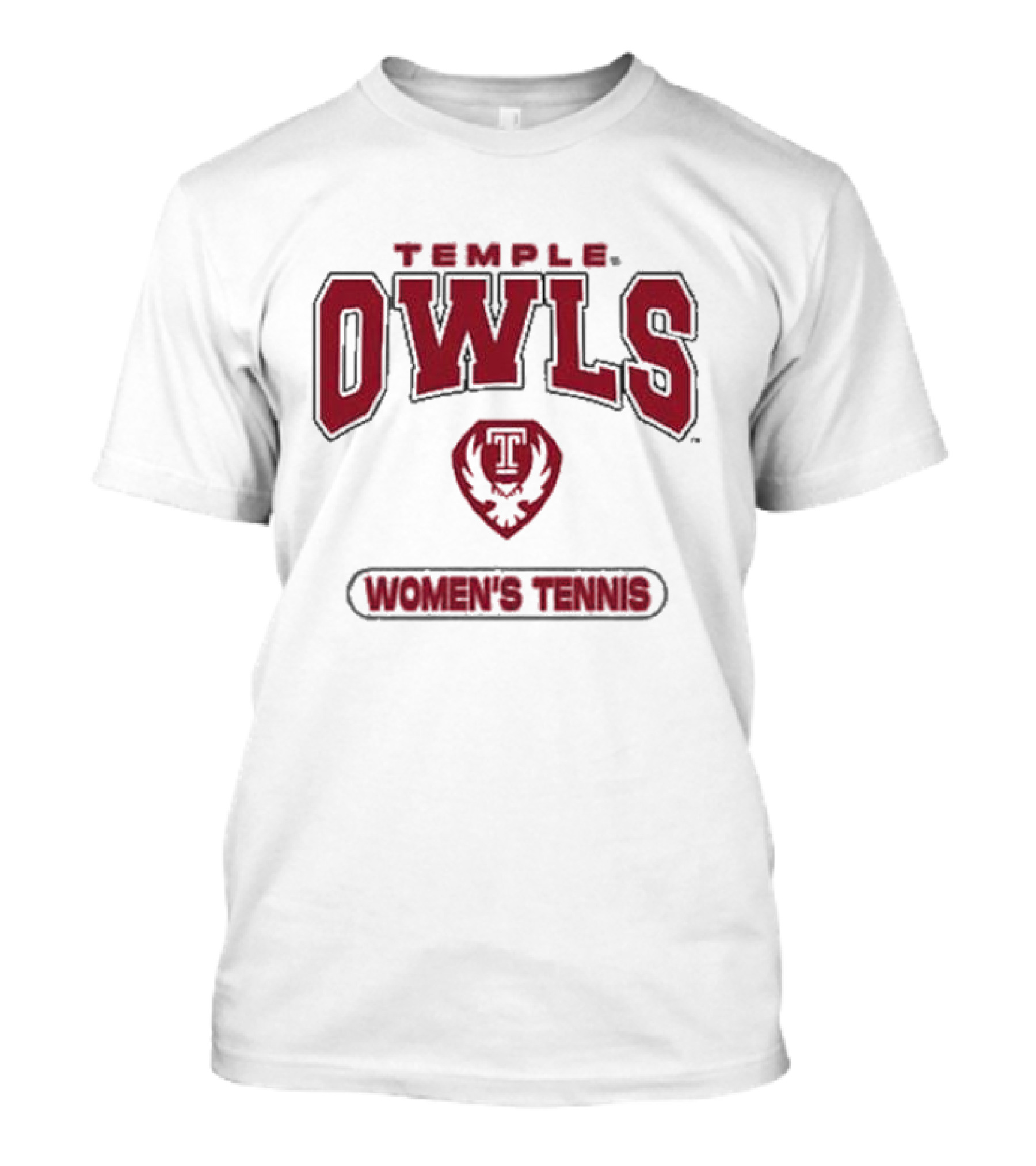 Temple Owls Women's Tennis Sports Grey T-Shirt
