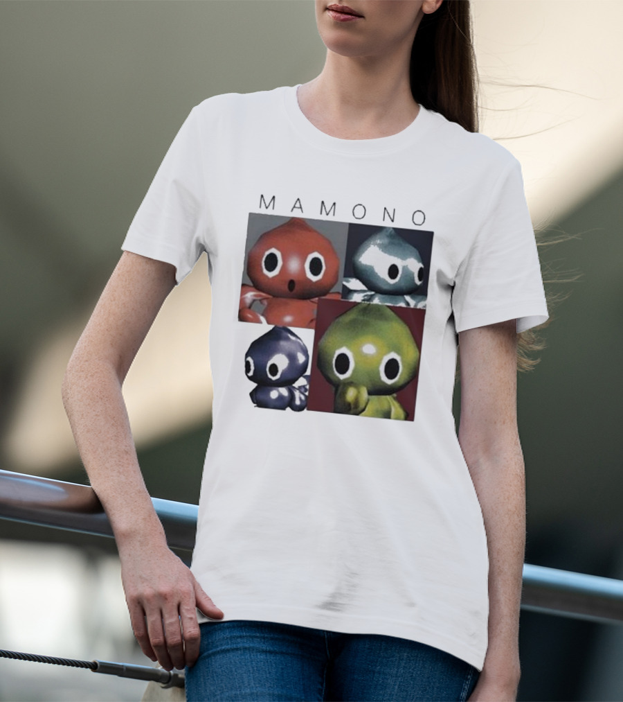 Mamono Ss24 Cute Colorful Creatures Quartet Chowlf T-Shirt