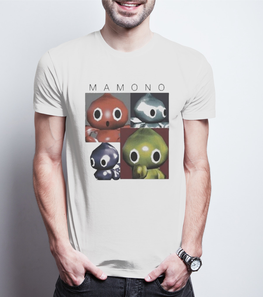 Mamono Ss24 Cute Colorful Creatures Quartet Chowlf T-Shirt