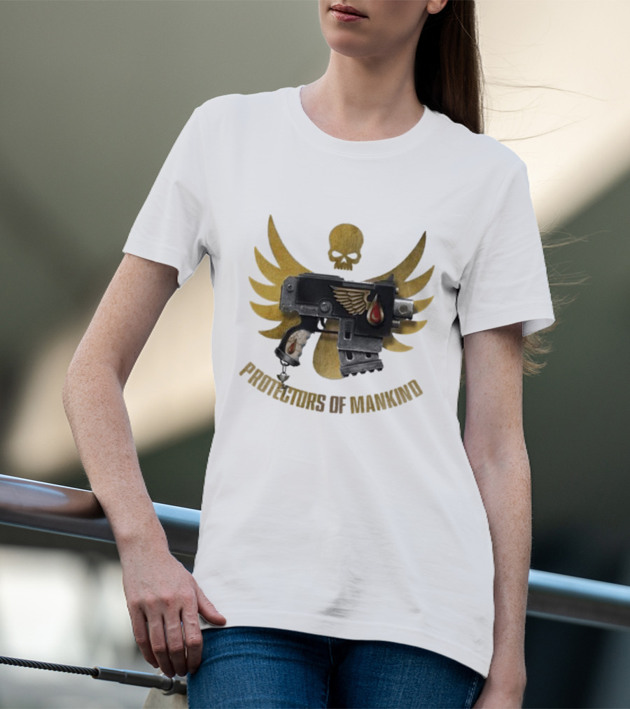 Protectors Of Mankind Blood Angels Warhammer Iconic Emblem T-Shirt