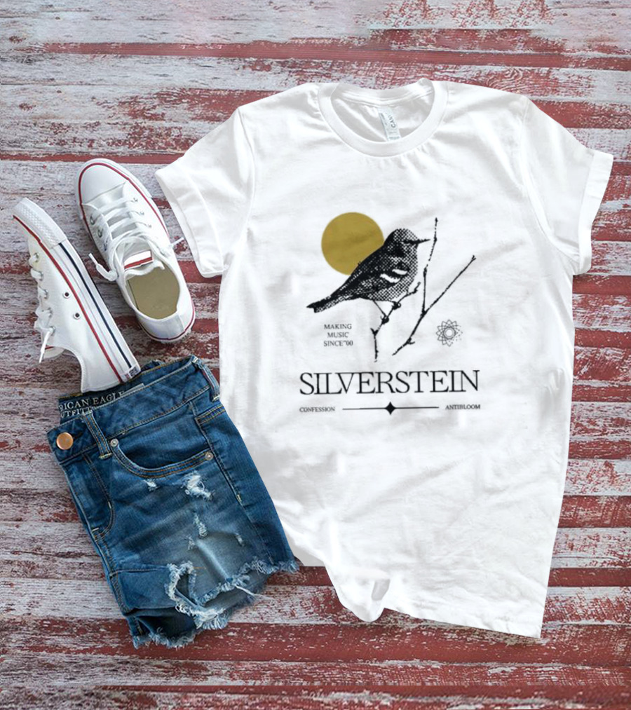 Silverstein Making Music Since '00 Confession Antibloom Bird And Sun T-Shirt