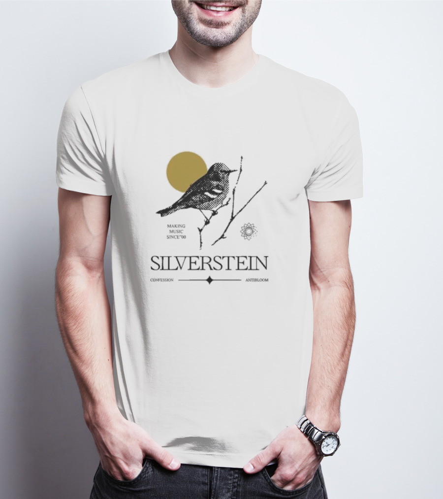 Silverstein Making Music Since '00 Confession Antibloom Bird And Sun T-Shirt