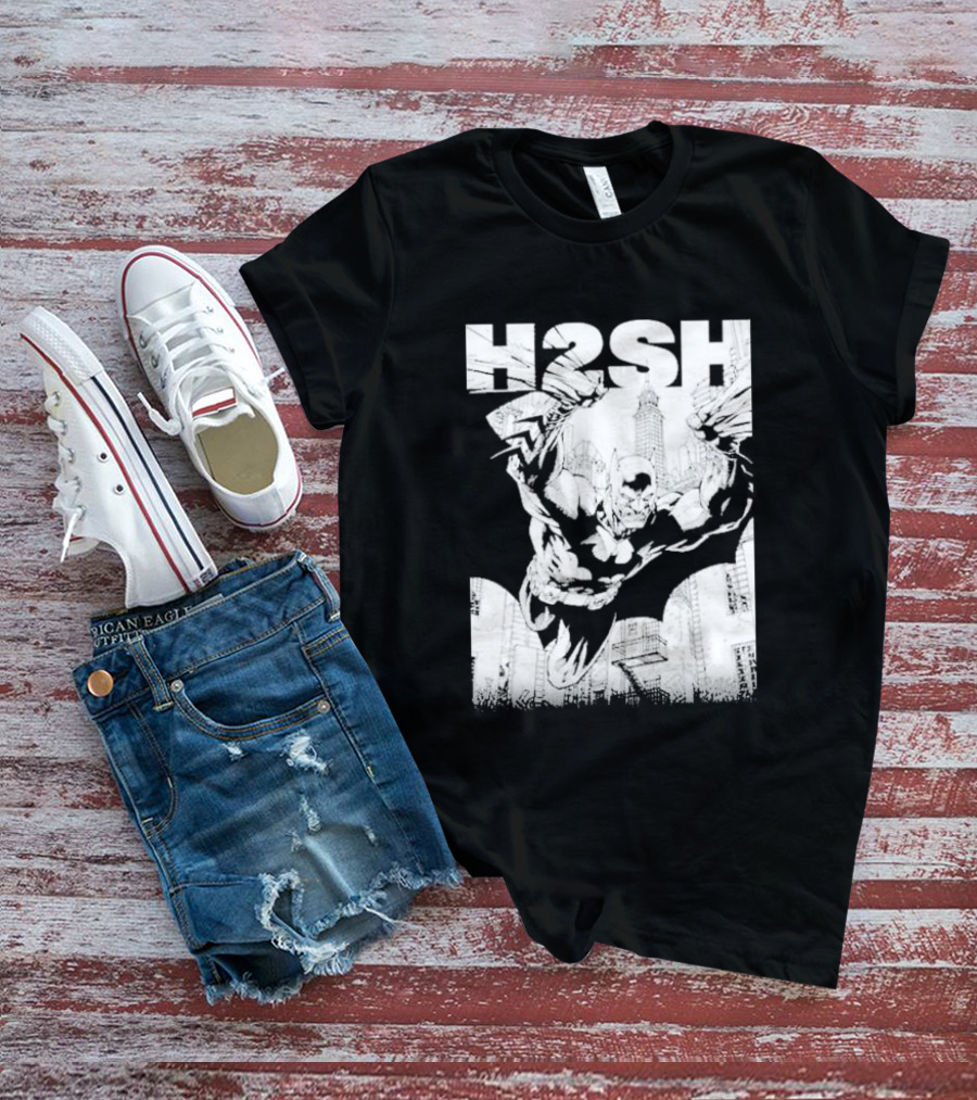 Hush 2 Batman Jim Lee Cityscape Sketch T-Shirt
