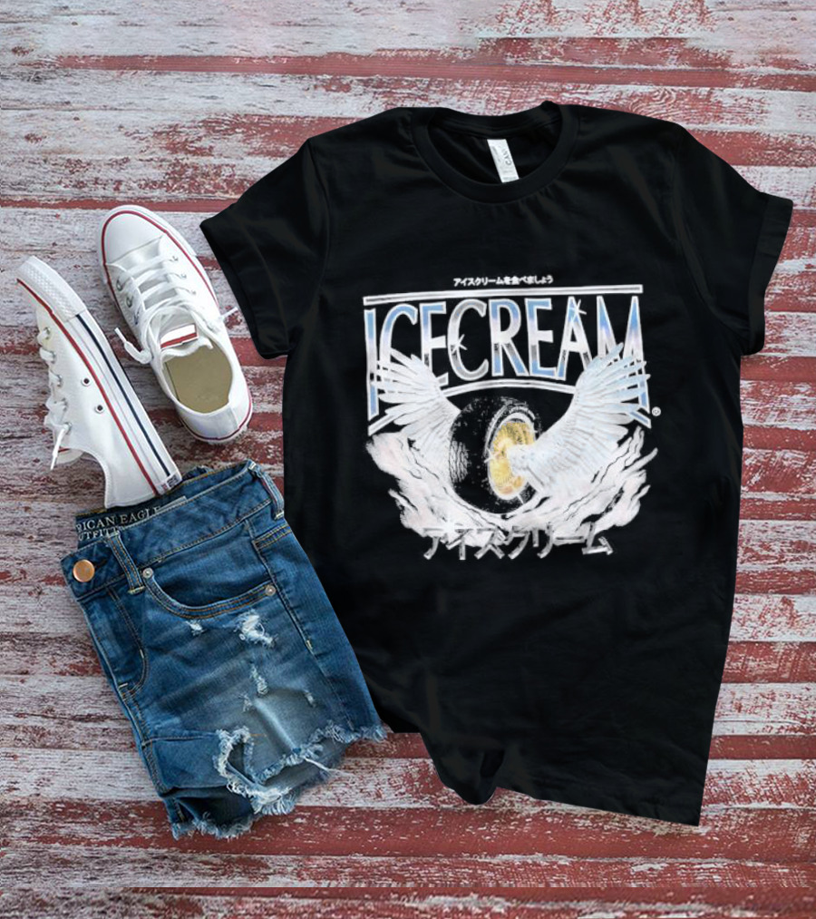 Icecream Heaven Winged Tire T-Shirt