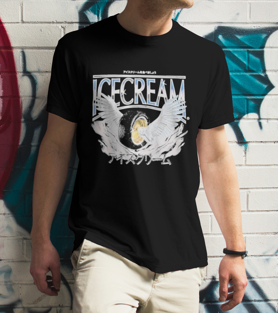 Icecream Heaven Winged Tire T-Shirt