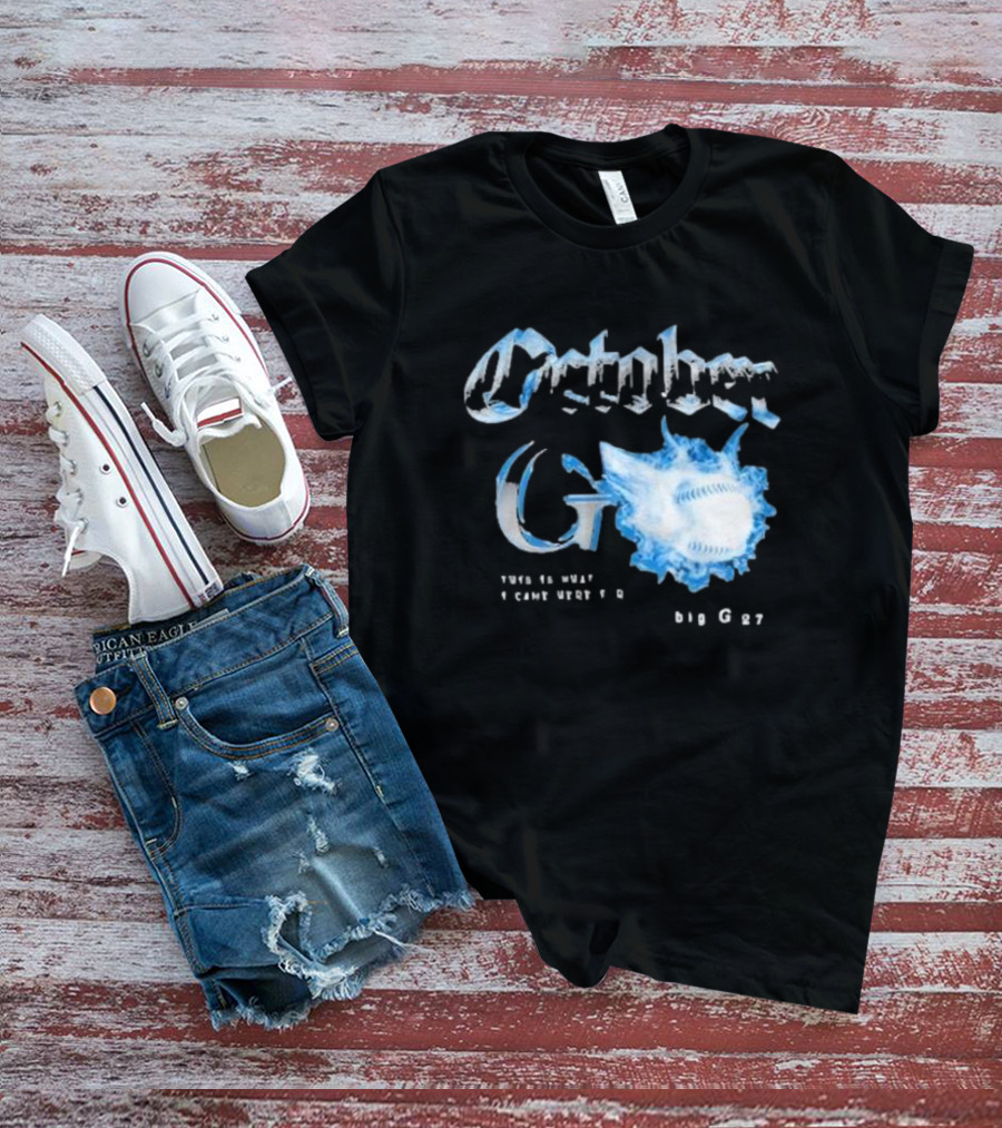 October G Big G27 Jomboy Media Baseball T-Shirt