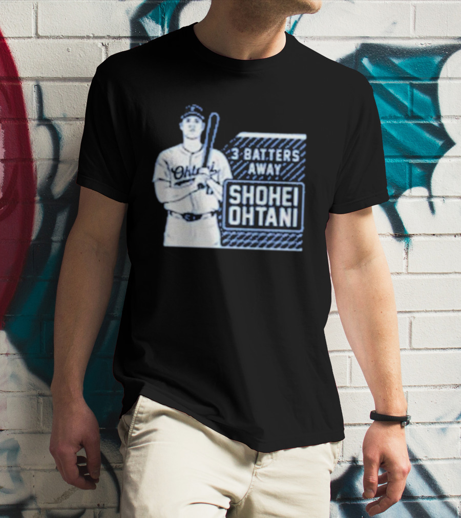 Shohei Ohtani 3 Batters Away Tracker T-Shirt