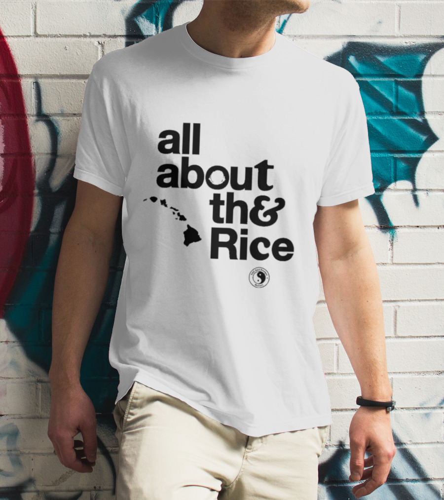 All About The Rice Map Yin Yang Islands T-Shirt