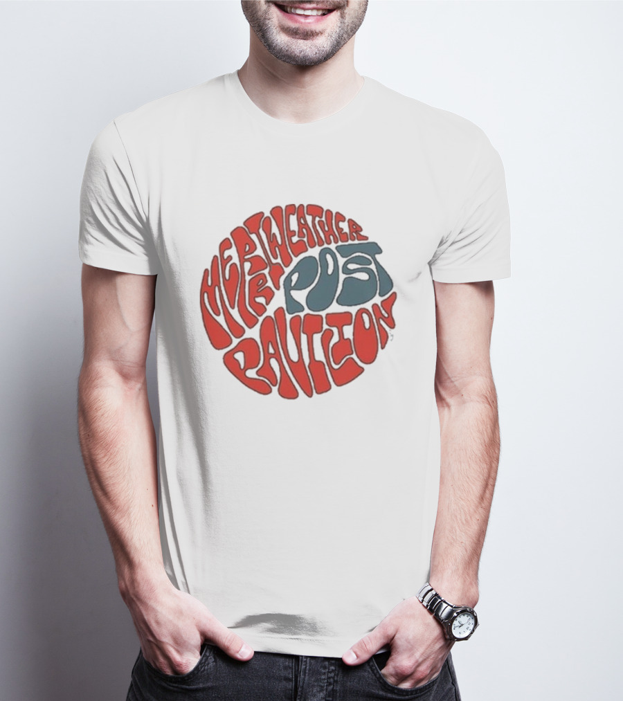 Merriweather Post Pavilion Psychedelic Retro Text T-Shirt