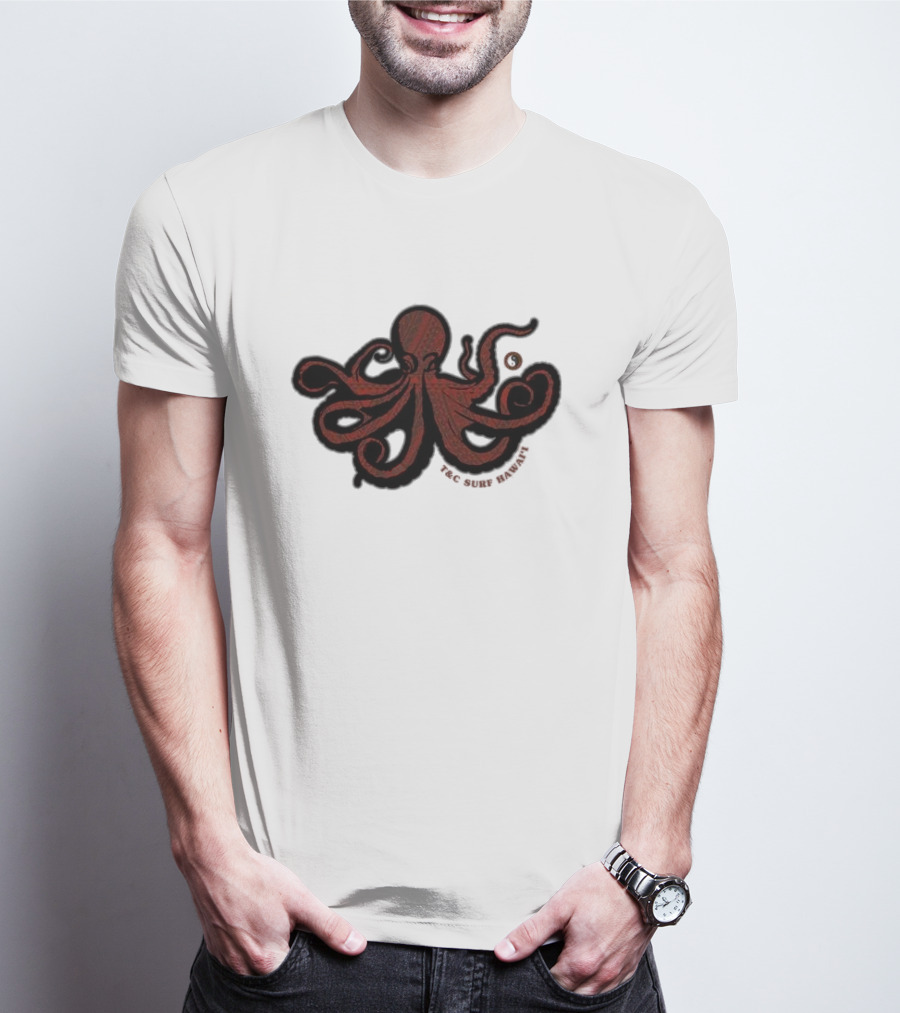 Octopus T&C Surf Hawaii Ocean Adventure T-Shirt