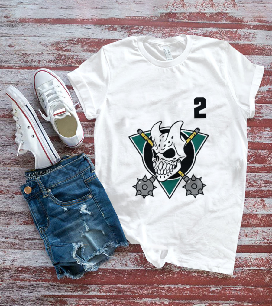 Slaughter To Prevail Hockey Skull Maces Logo 2 T-Shirt