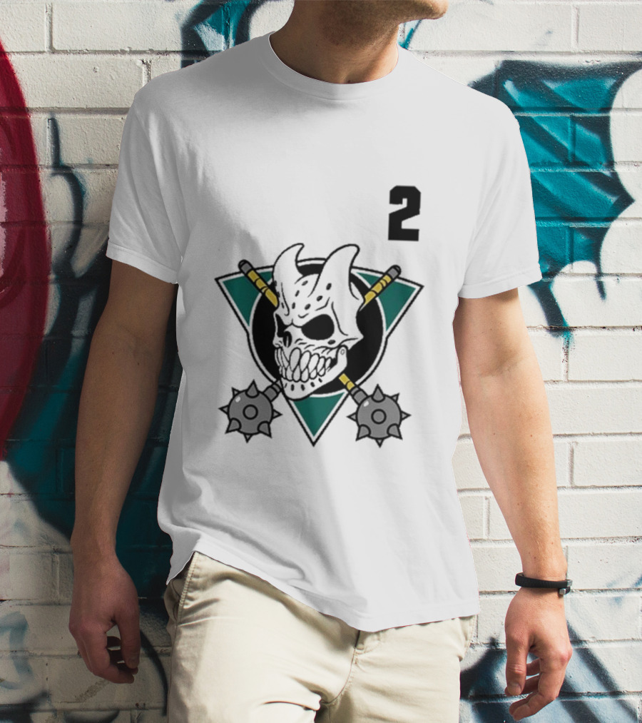 Slaughter To Prevail Hockey Skull Maces Logo 2 T-Shirt