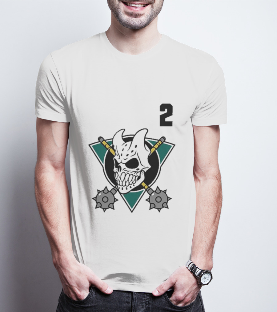 Slaughter To Prevail Hockey Skull Maces Logo 2 T-Shirt