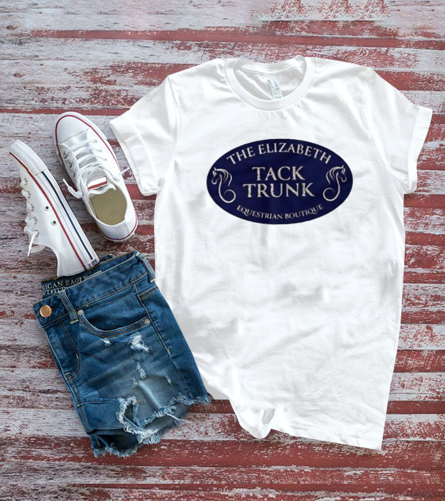 The Elizabeth Tack Trunk Equestrian Boutique Horse T-Shirt