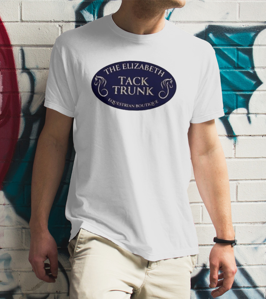 The Elizabeth Tack Trunk Equestrian Boutique Horse T-Shirt