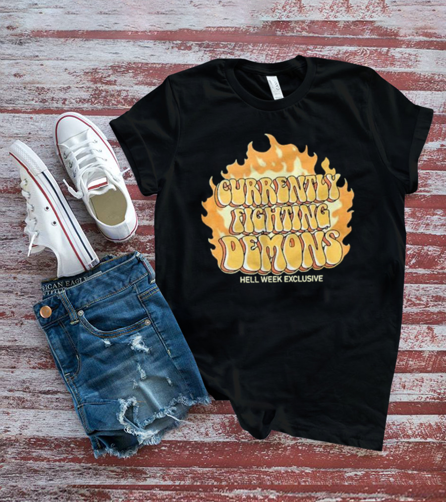 Currently Fighting Demons Hell Week Exclusive Xplr CFD T-Shirt