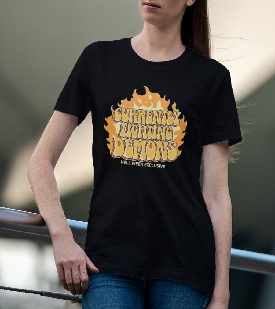 Currently Fighting Demons Hell Week Exclusive Xplr CFD T-Shirt