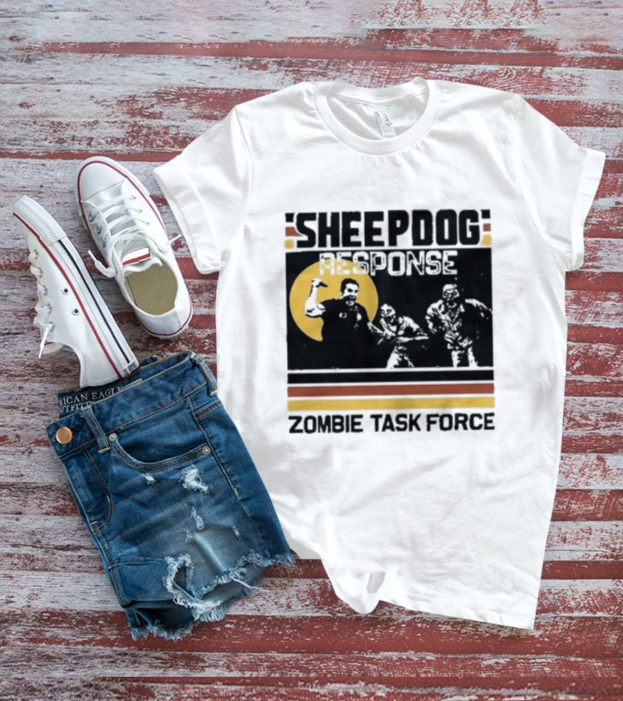 Tim Kennedy Sheepdog Response Zombie Task Force Team Badge T-Shirt