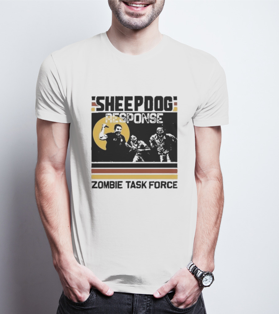 Tim Kennedy Sheepdog Response Zombie Task Force Team Badge T-Shirt