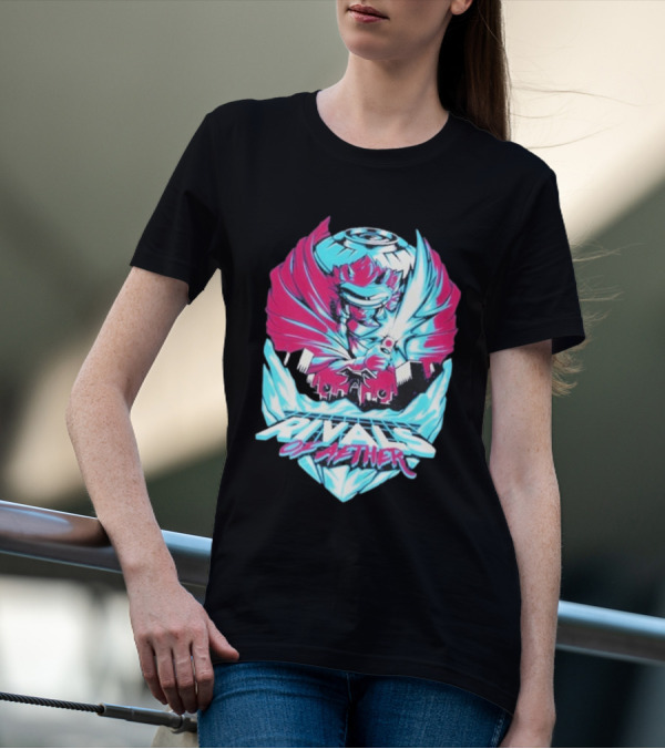 Rivals Of Aether 2 Clarien Vibrant Neon Wings T-Shirt