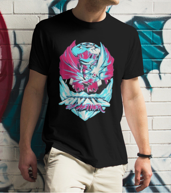 Rivals Of Aether 2 Clarien Vibrant Neon Wings T-Shirt