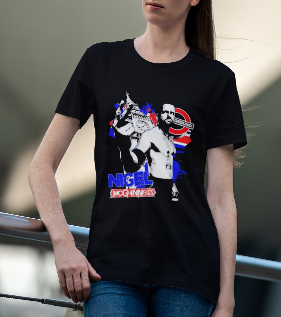 Nigel McGuinness AEW From The Underground London T-Shirt