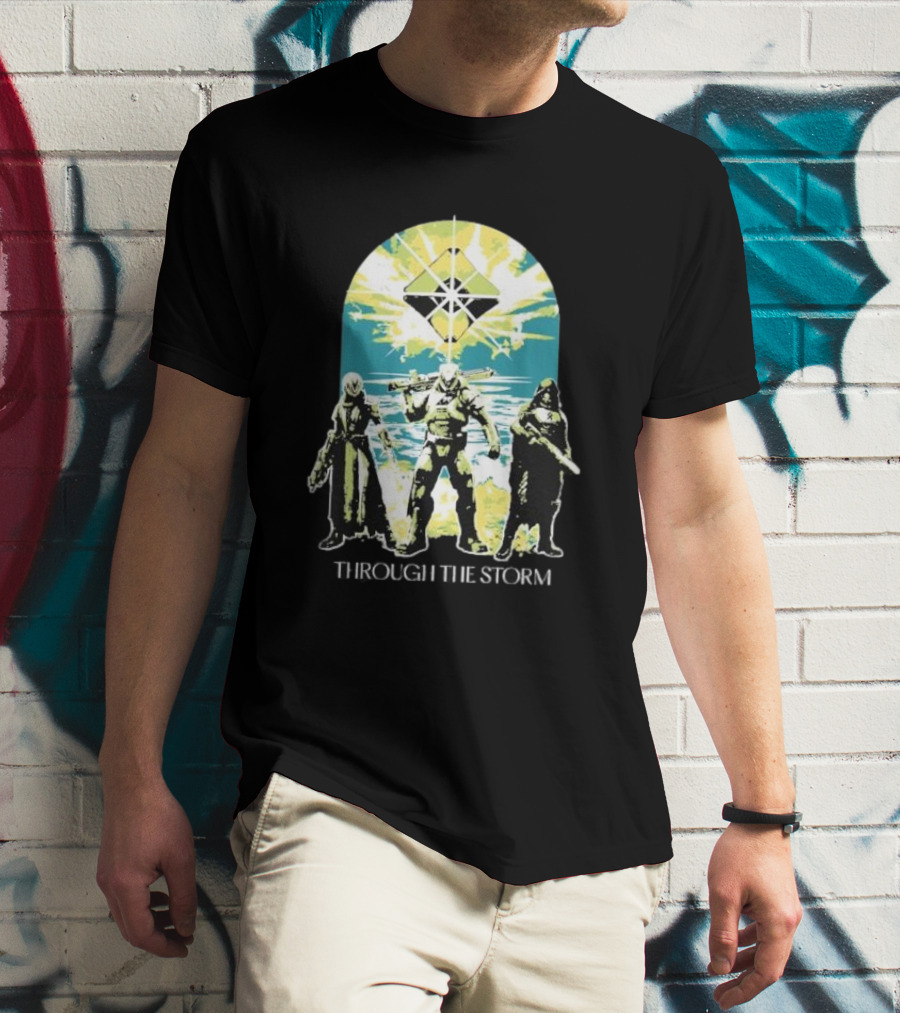 Through The Storm Destiny Guardians Trio Iconic T-Shirt