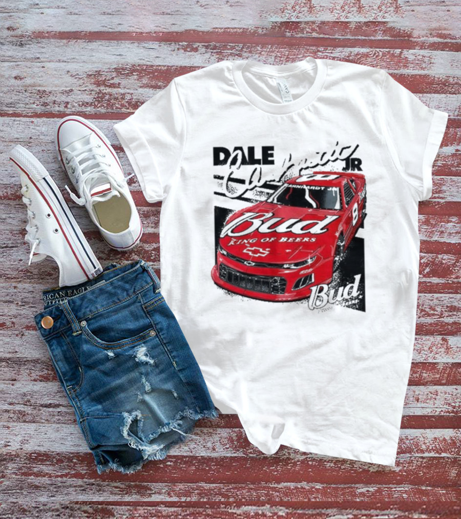 Dale Earnhardt Jr. Bud King Of Beers Chevrolet 9 Racing Car T-Shirt