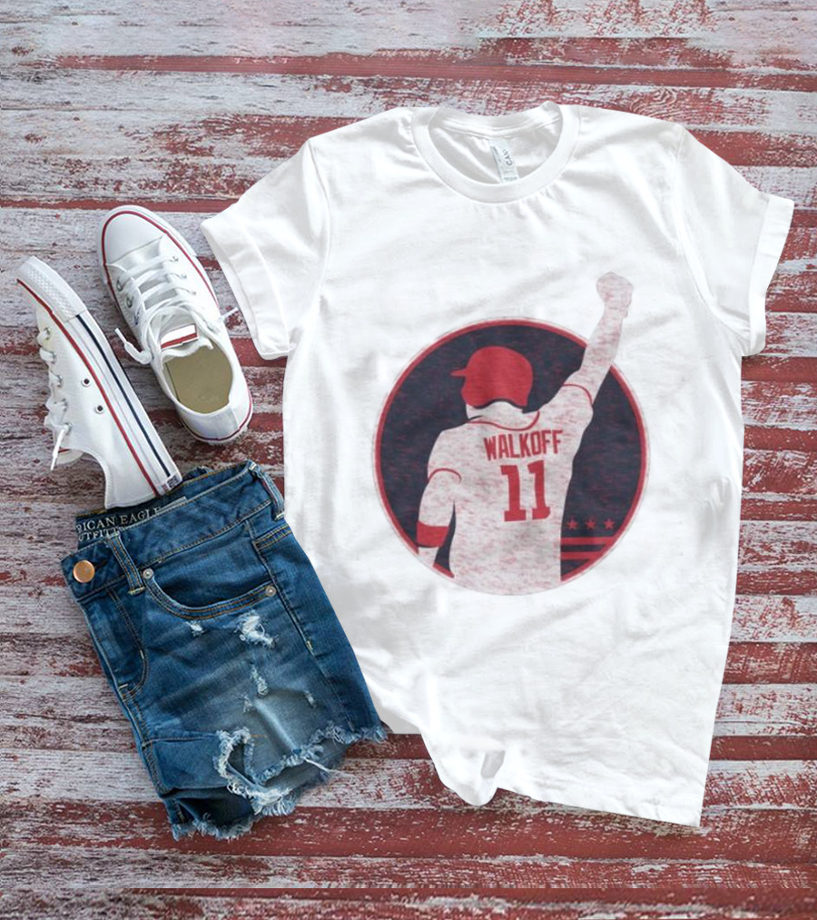 Mr Walkoff 11 Baseball Red Circle T-Shirt