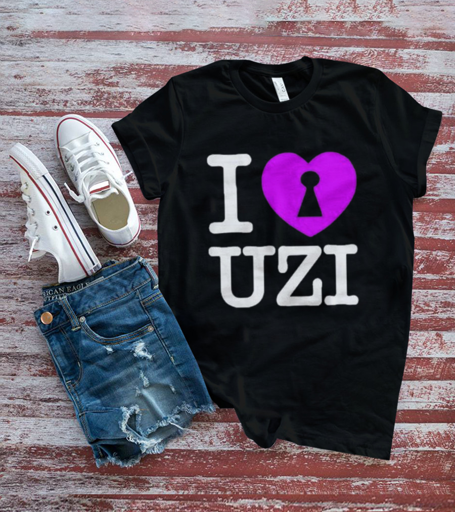 Eternal Atake 2 I Lock Heart Uzi I Love Uzi T-Shirt