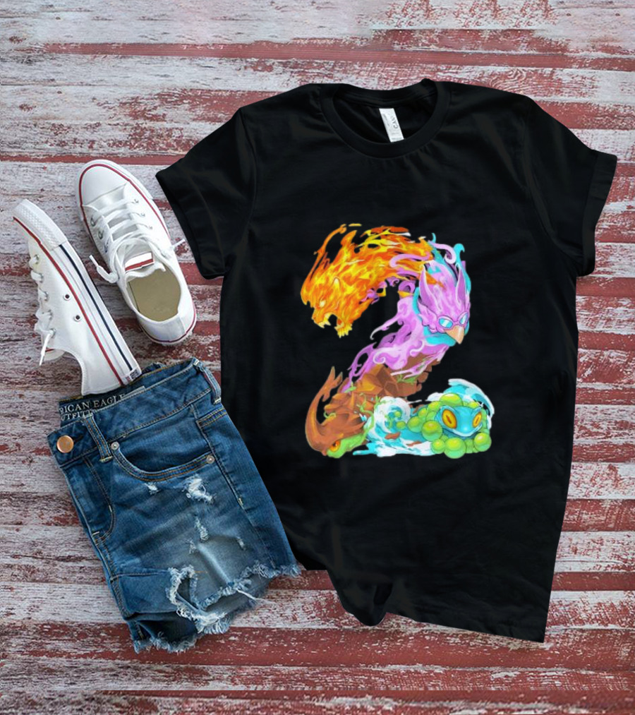 Rivals Of Aether 2 Elemental Creatures Number T-Shirt