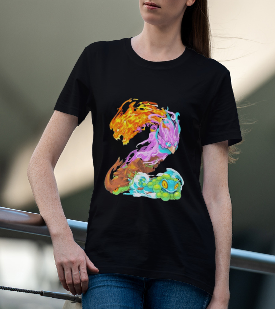 Rivals Of Aether 2 Elemental Creatures Number T-Shirt