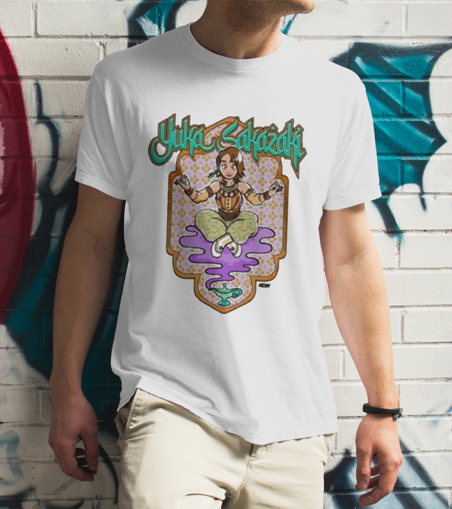 All Elite Wrestling AEW Yuka Sakazaki Floating Character T-Shirt