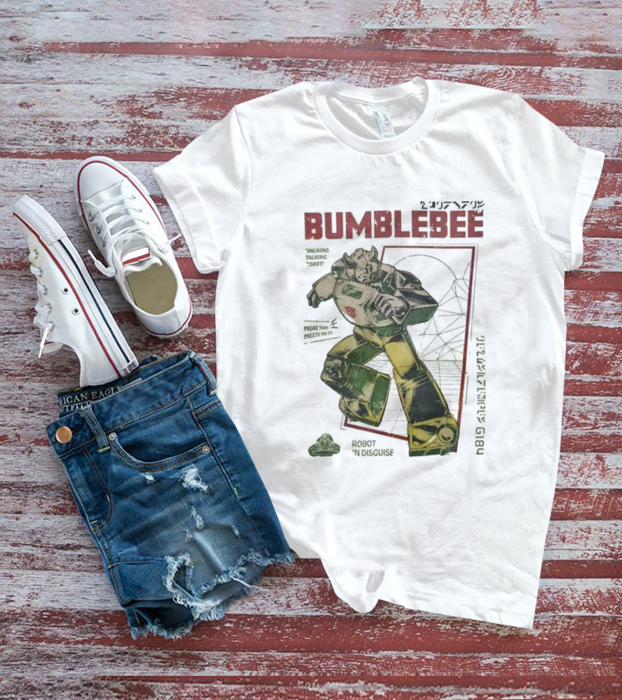 Bumblebee Walking Talking Robot More Than Meets The Eye Robot In Disguise T-Shirt