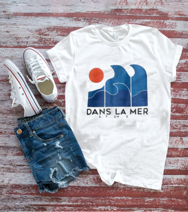Dans La Mer Waves And Sun T-Shirt