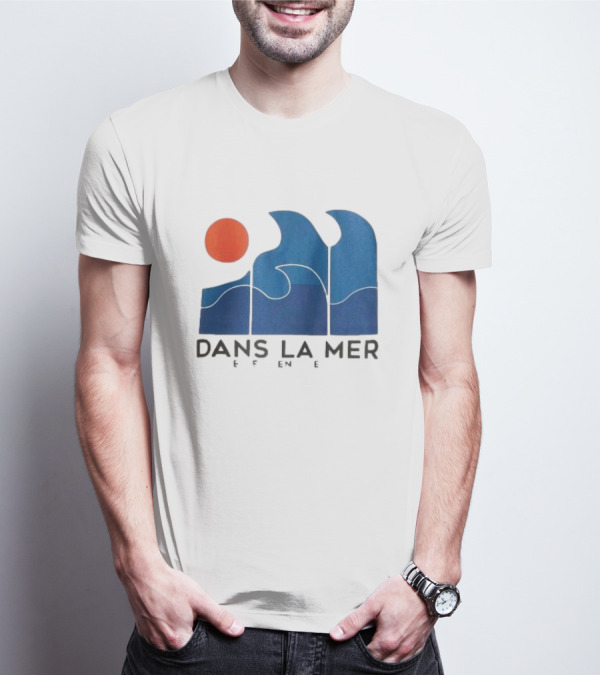 Dans La Mer Waves And Sun T-Shirt