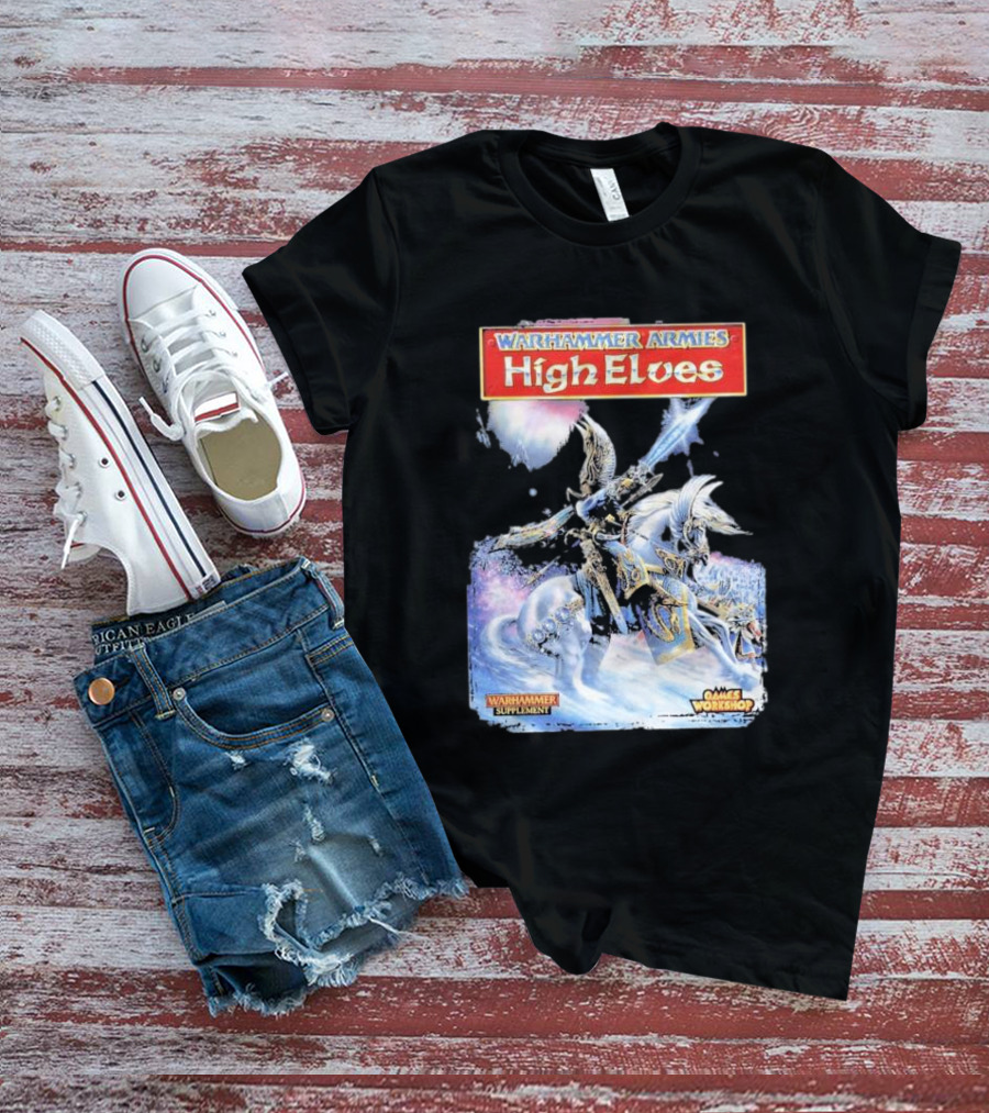 Warhammer Armies High Elves Games Workshop Supplement T-Shirt