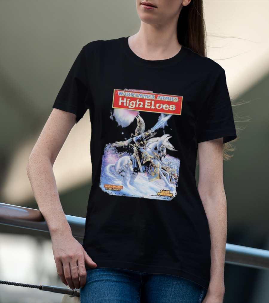 Warhammer Armies High Elves Games Workshop Supplement T-Shirt
