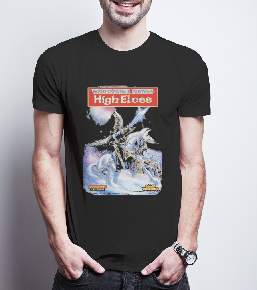 Warhammer Armies High Elves Games Workshop Supplement T-Shirt