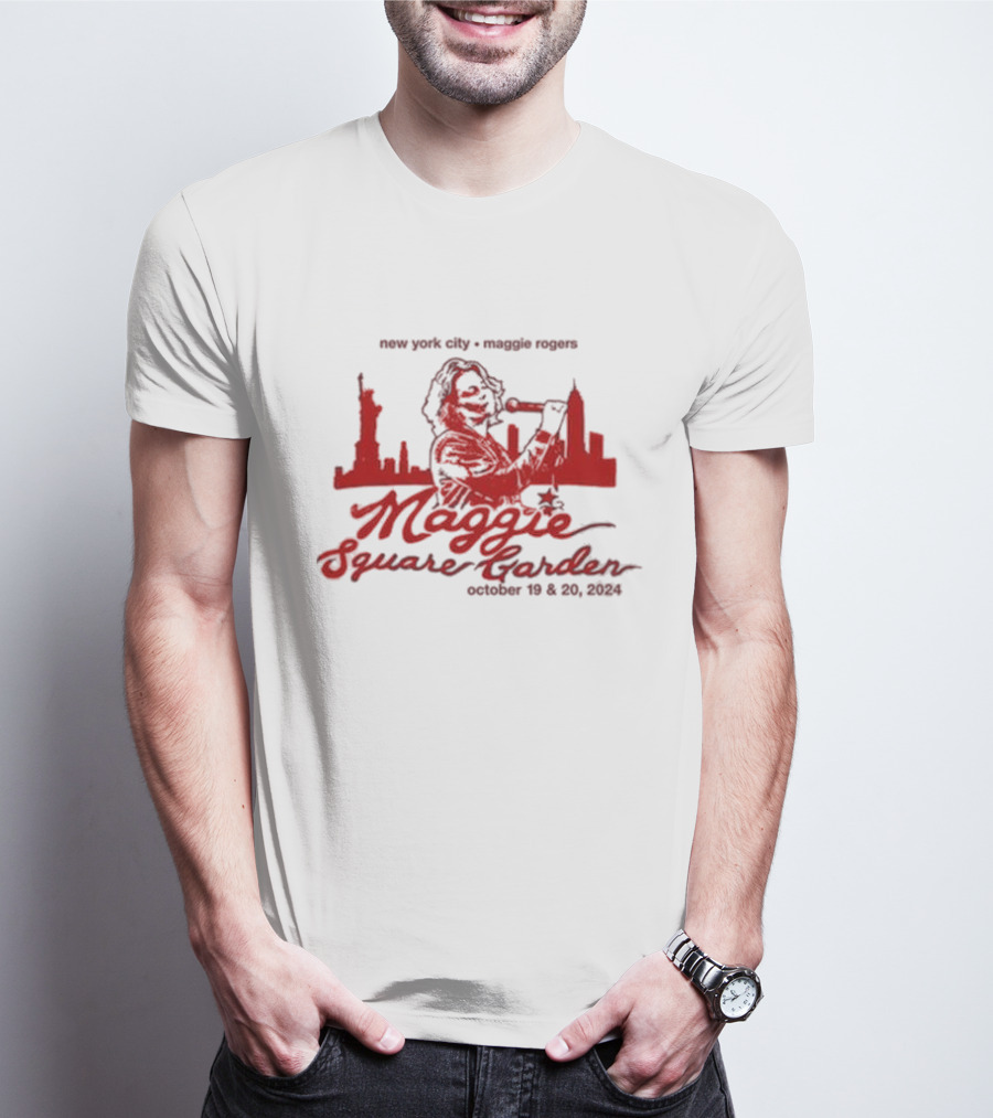 New York City Maggie Rogers Maggie Square Garden October 19 And 20 T-Shirt