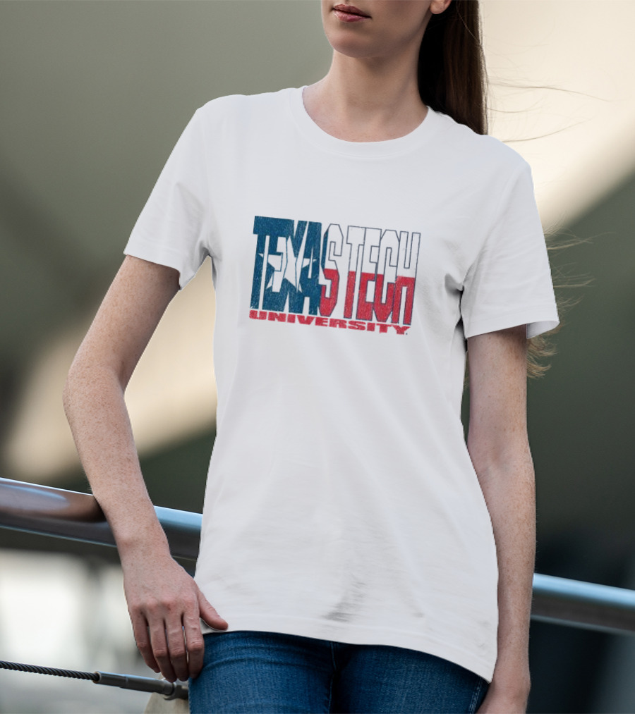 Texas Tech University Texas Flag Colors T-Shirt