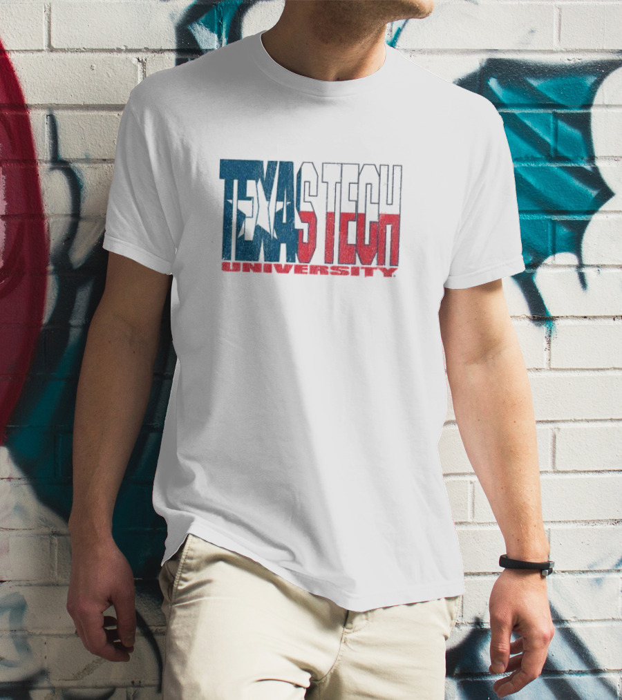 Texas Tech University Texas Flag Colors T-Shirt