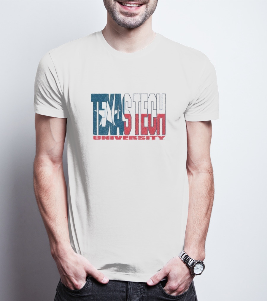 Texas Tech University Texas Flag Colors T-Shirt