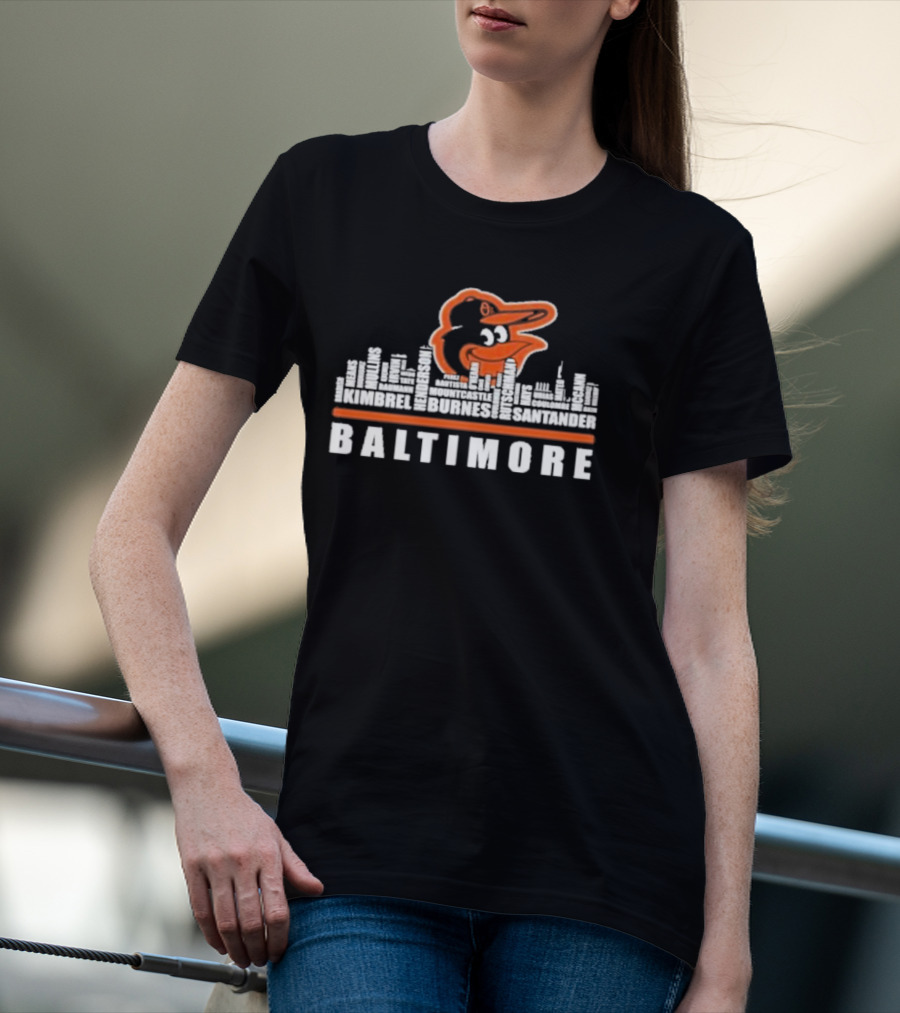 Baltimore Orioles Player Names Kimbrel Henderson Burnes Mountcastle Santander T-Shirt