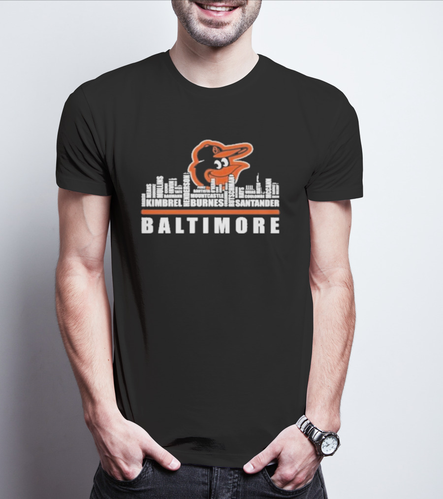 Baltimore Orioles Player Names Kimbrel Henderson Burnes Mountcastle Santander T-Shirt