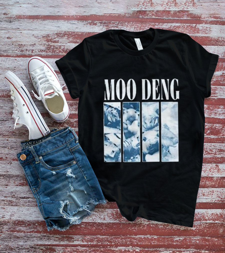 Moo Deng Blues Bootleg Pygmy Hippo T-Shirt