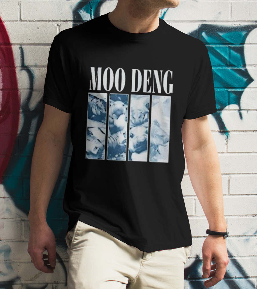 Moo Deng Blues Bootleg Pygmy Hippo T-Shirt