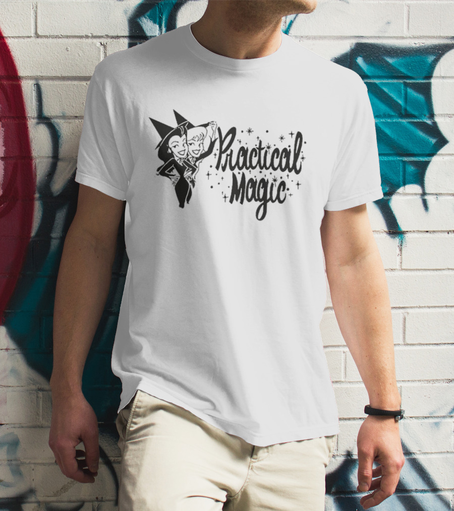 Practical Magic Bewitching Characters And Shimmering Stars T-Shirt